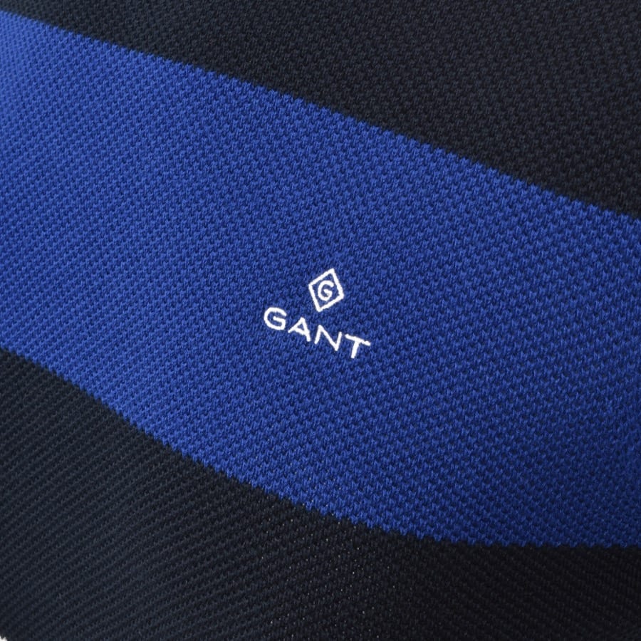 Alternative Image for ProductGant Multistripe Cotton Pique Jumper Navy3